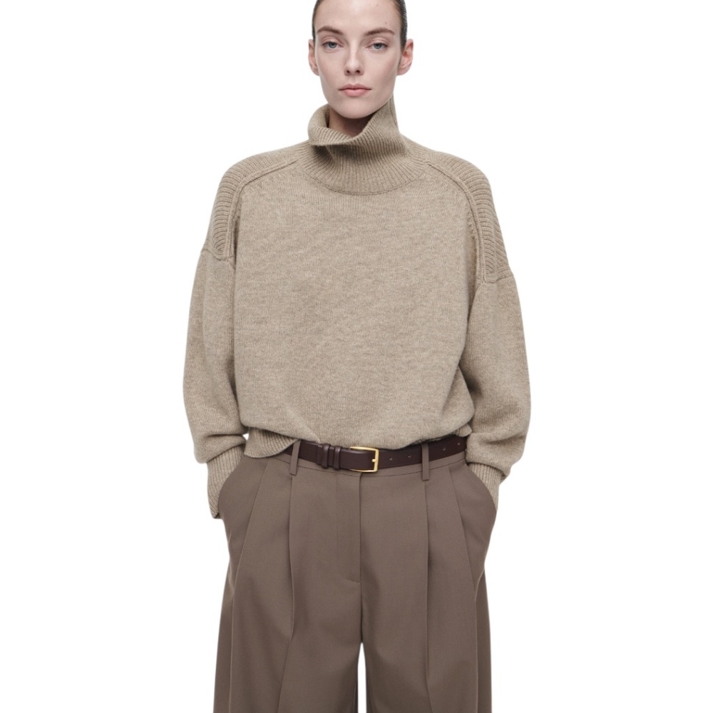 COS Oversized Wool Turtleneck | Size Medium